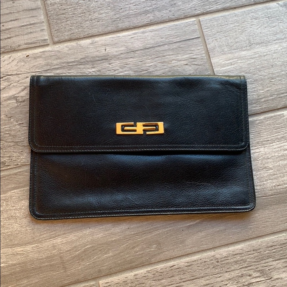Leather Envelope Style Clutch